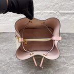 Louis Vuitton White Bucket & Drawstring Bag