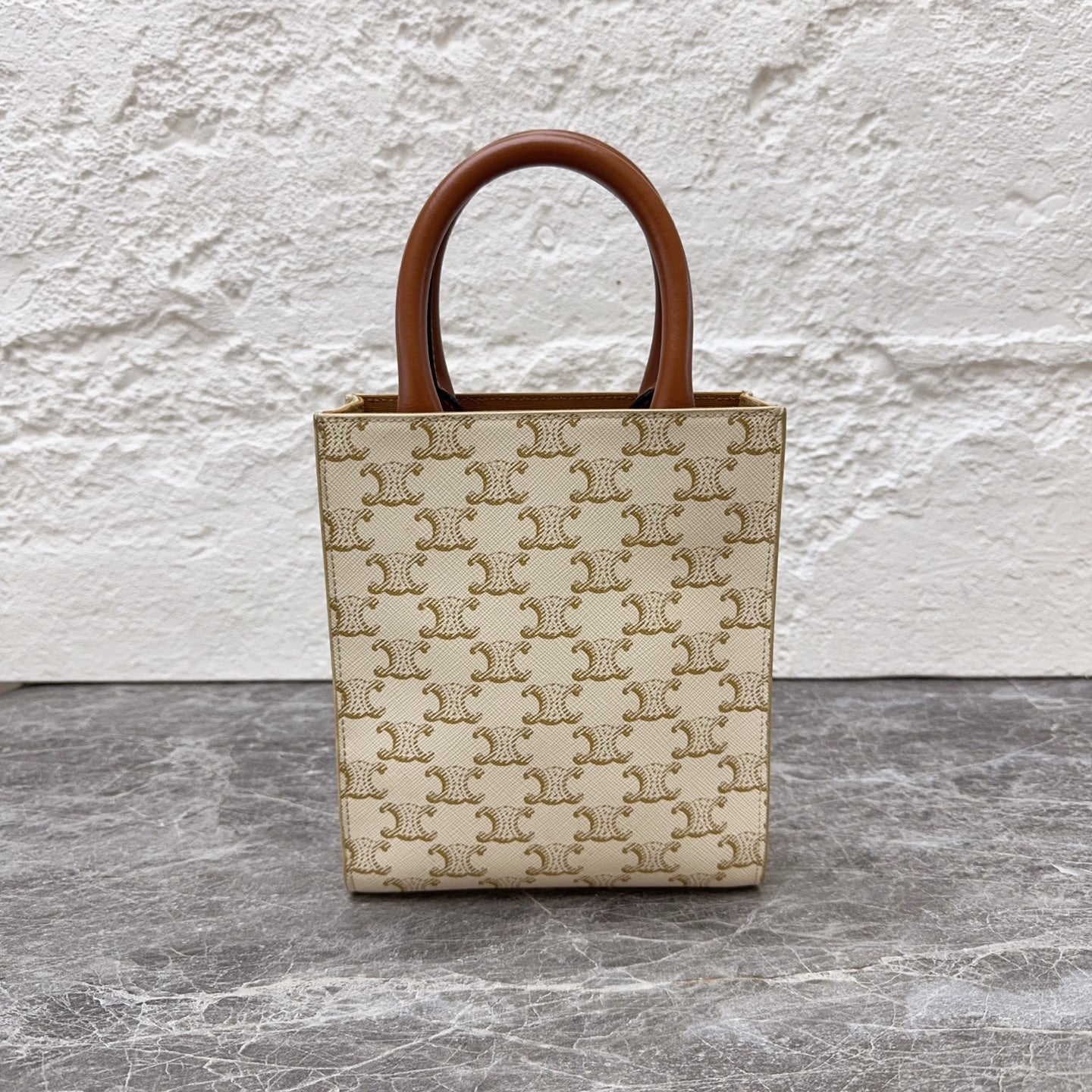 Celine White Tote