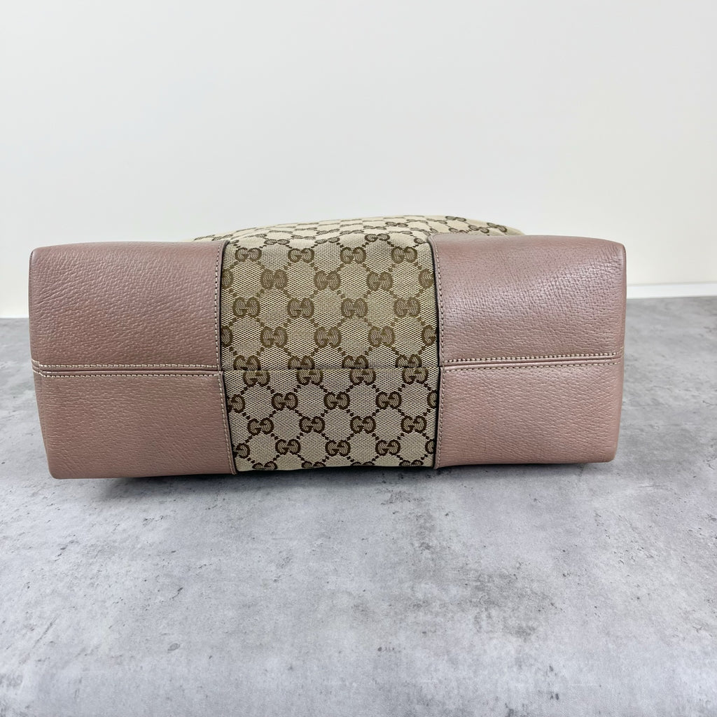Gucci Canvas Pink Tote 323673-KH1BG-8866