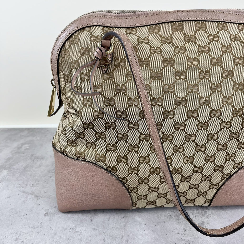 Gucci Canvas Pink Tote 323673-KH1BG-8866
