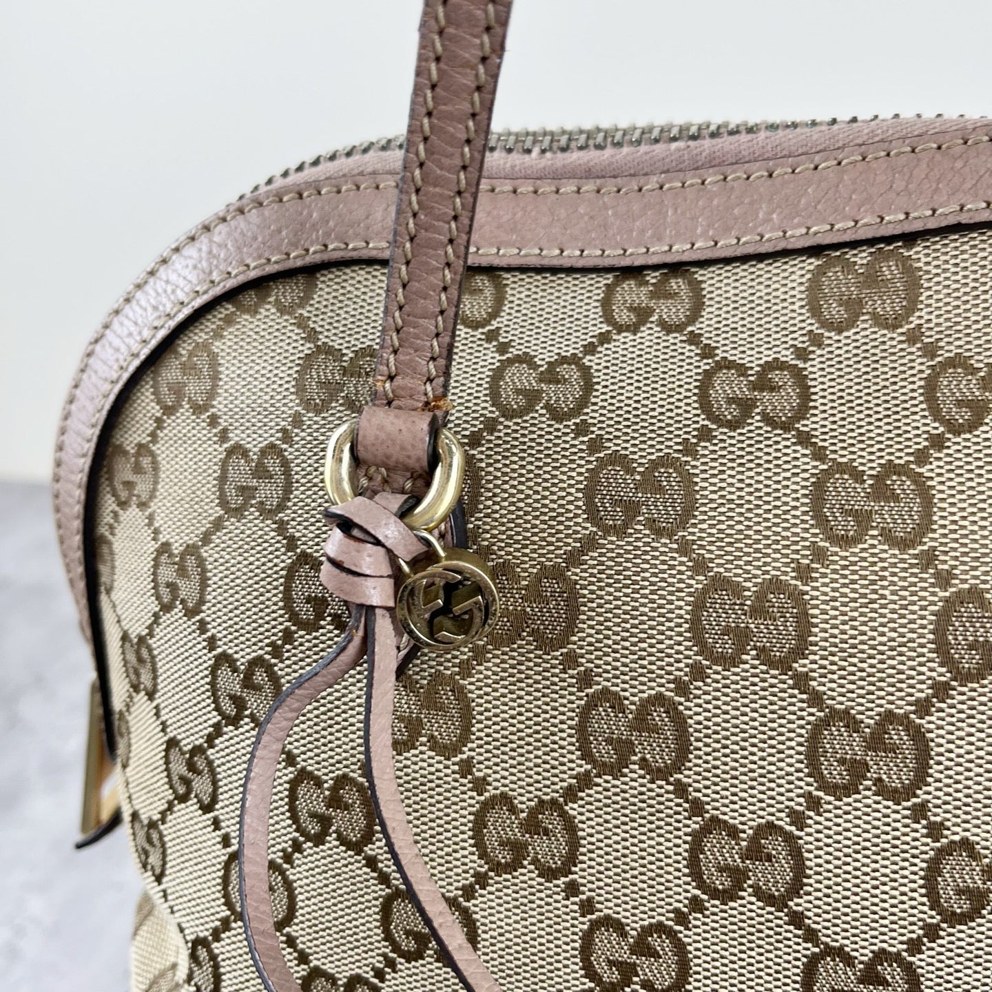 Gucci Canvas Pink Tote 323673-KH1BG-8866
