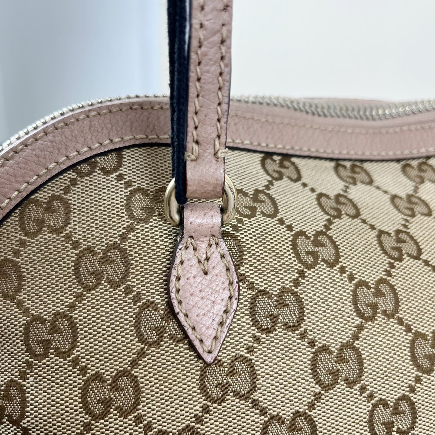 Gucci Canvas Pink Tote 323673-KH1BG-8866