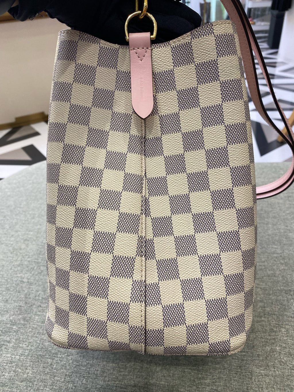 Louis Vuitton White Bucket & Drawstring Bag