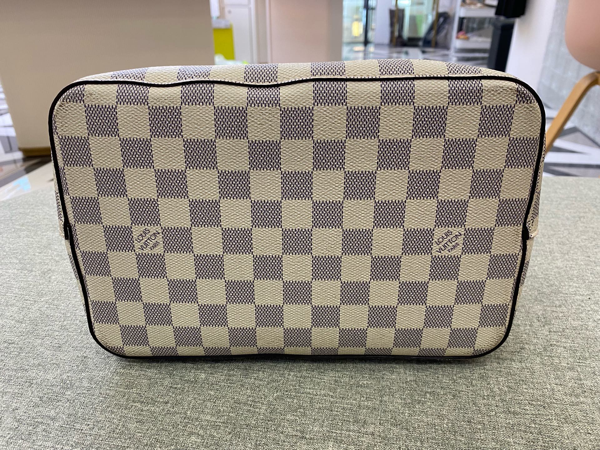 Louis Vuitton White Bucket & Drawstring Bag