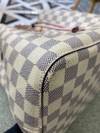 Louis Vuitton White Bucket & Drawstring Bag