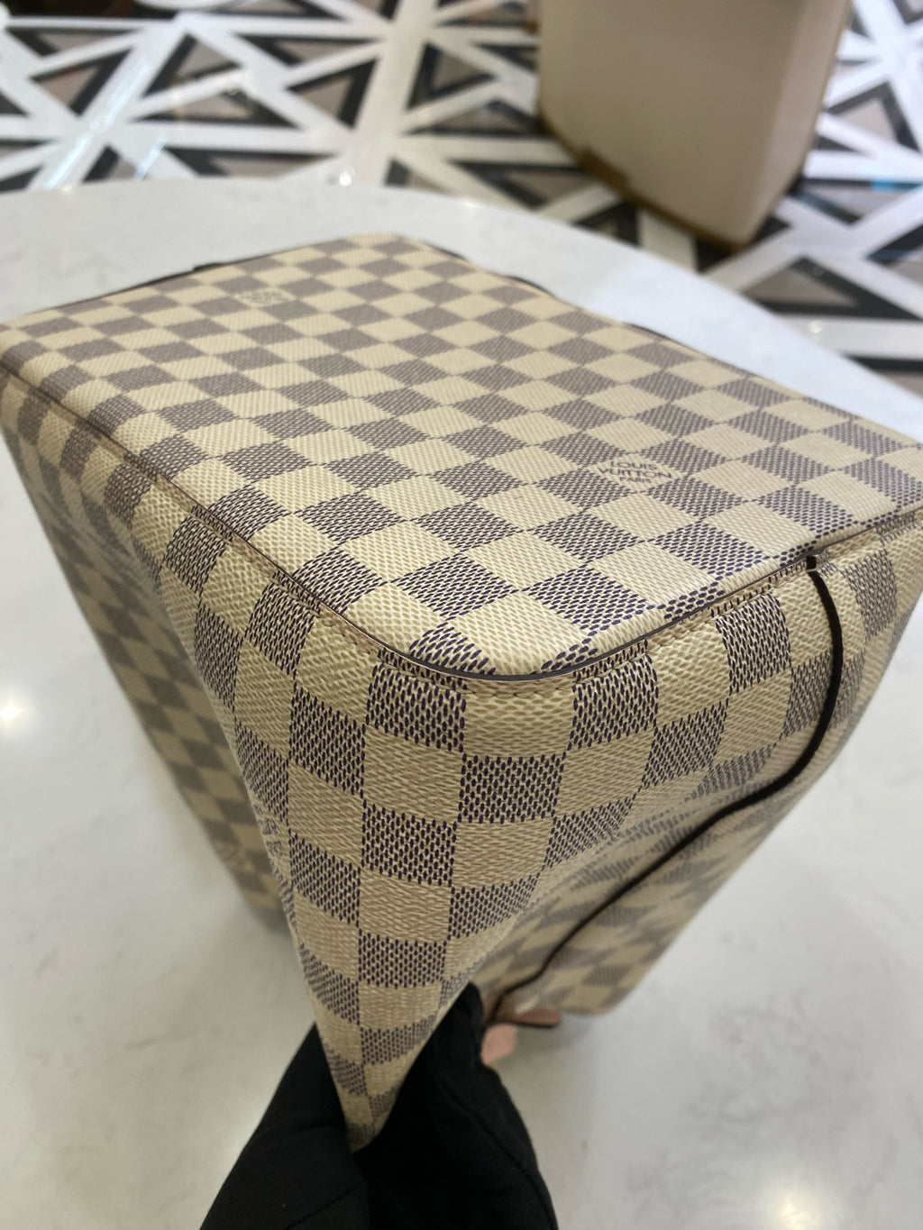 Louis Vuitton White Bucket & Drawstring Bag
