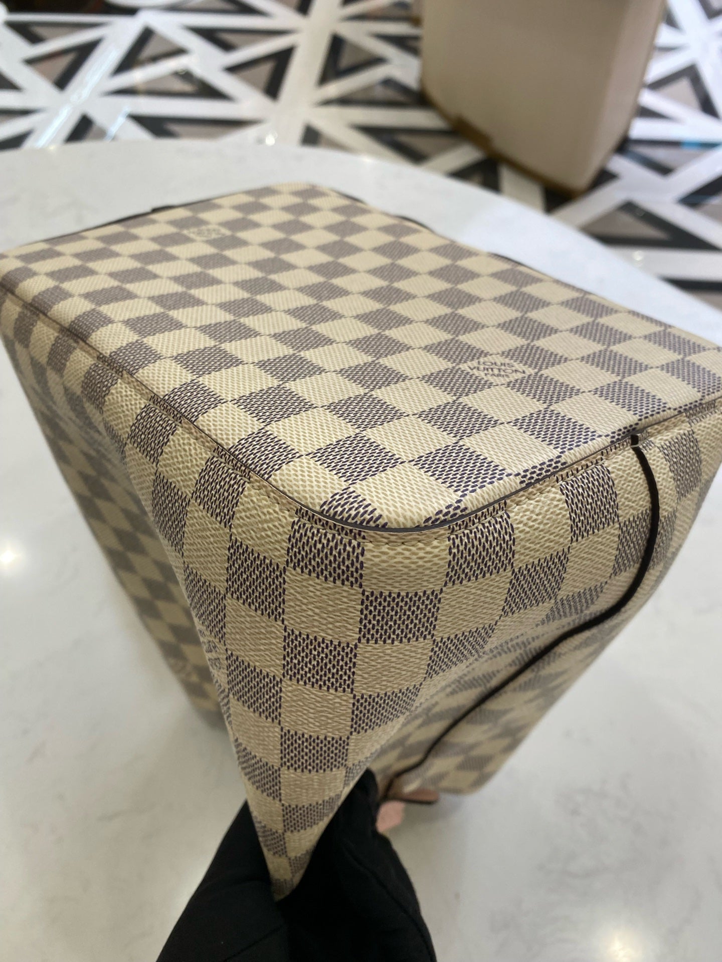 Louis Vuitton White Bucket & Drawstring Bag