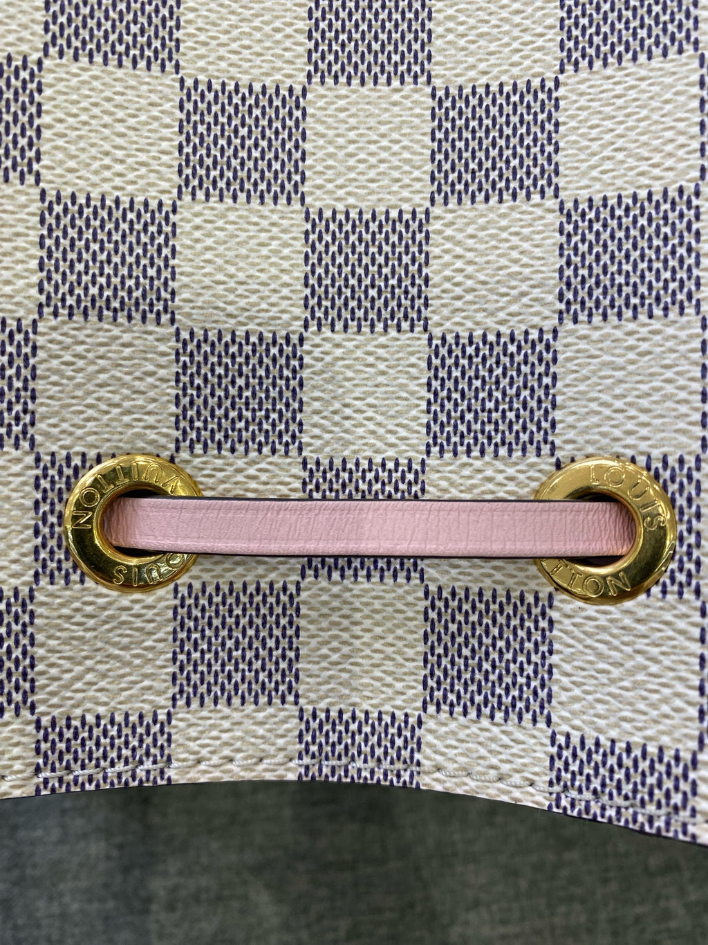 Louis Vuitton White Bucket & Drawstring Bag