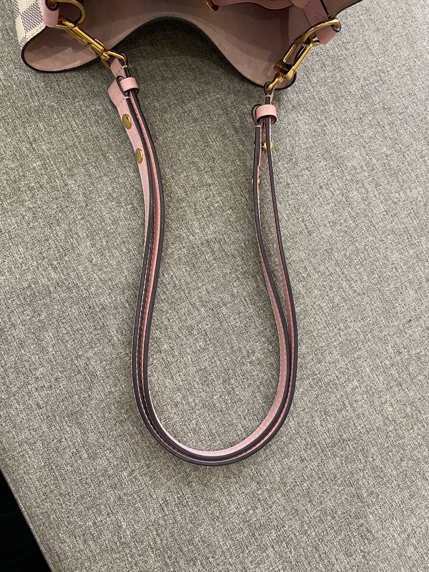 Louis Vuitton White Bucket & Drawstring Bag