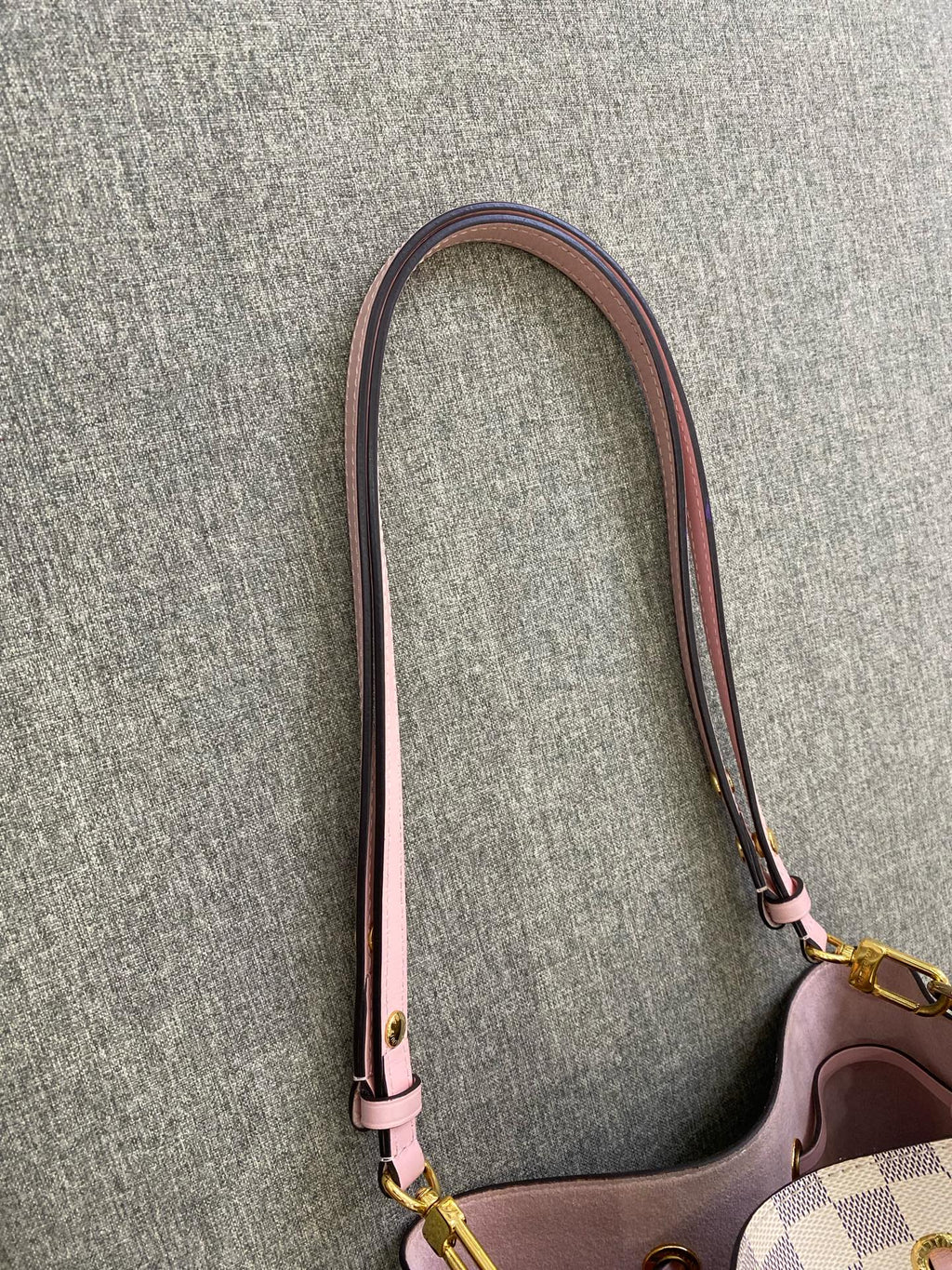 Louis Vuitton White Bucket & Drawstring Bag