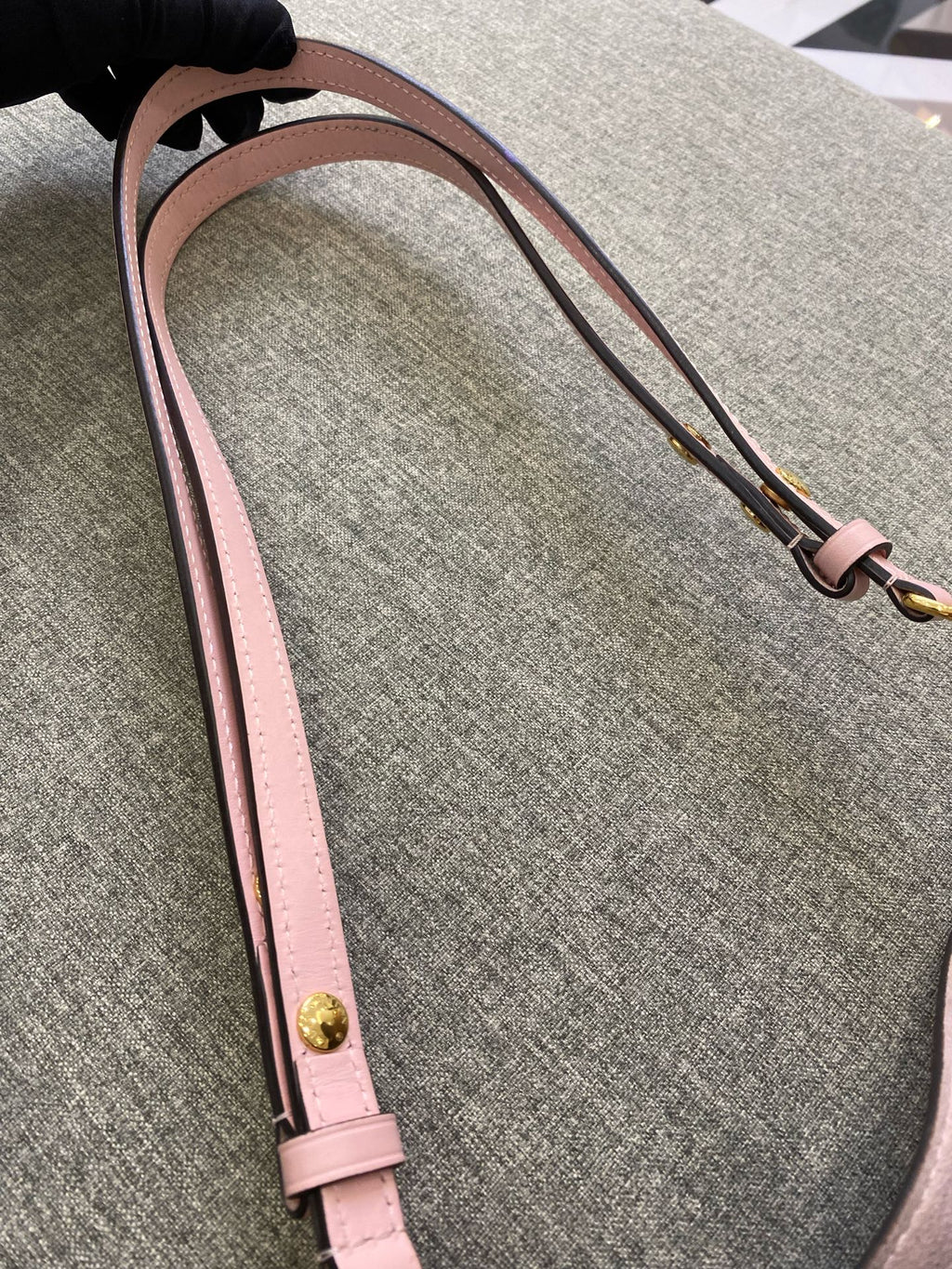 Louis Vuitton White Bucket & Drawstring Bag