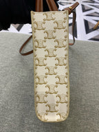 Celine White Tote
