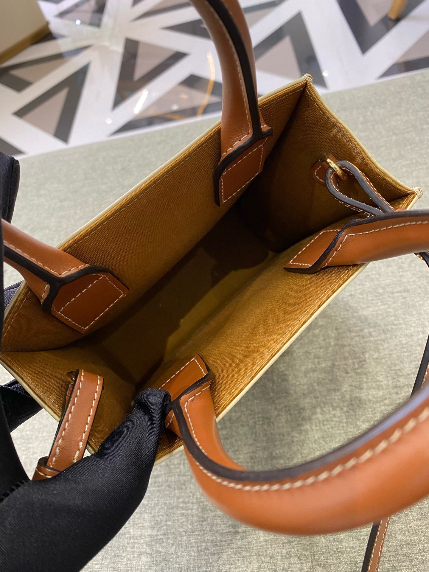 Celine White Tote