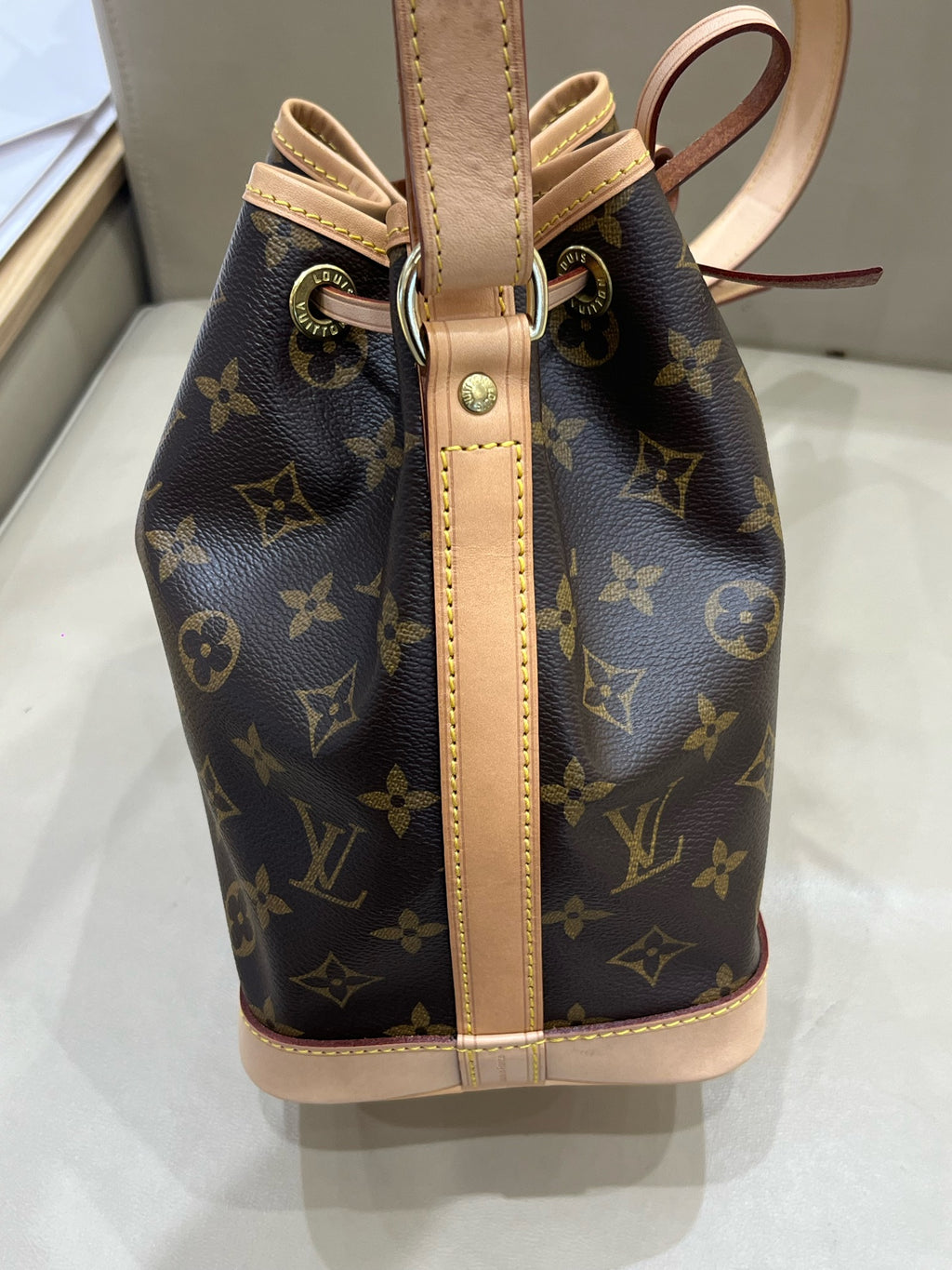 Louis Vuitton NOÉ BB Handbag Bucket & Drawstring Bag 22 x 24 x 15 M46983
