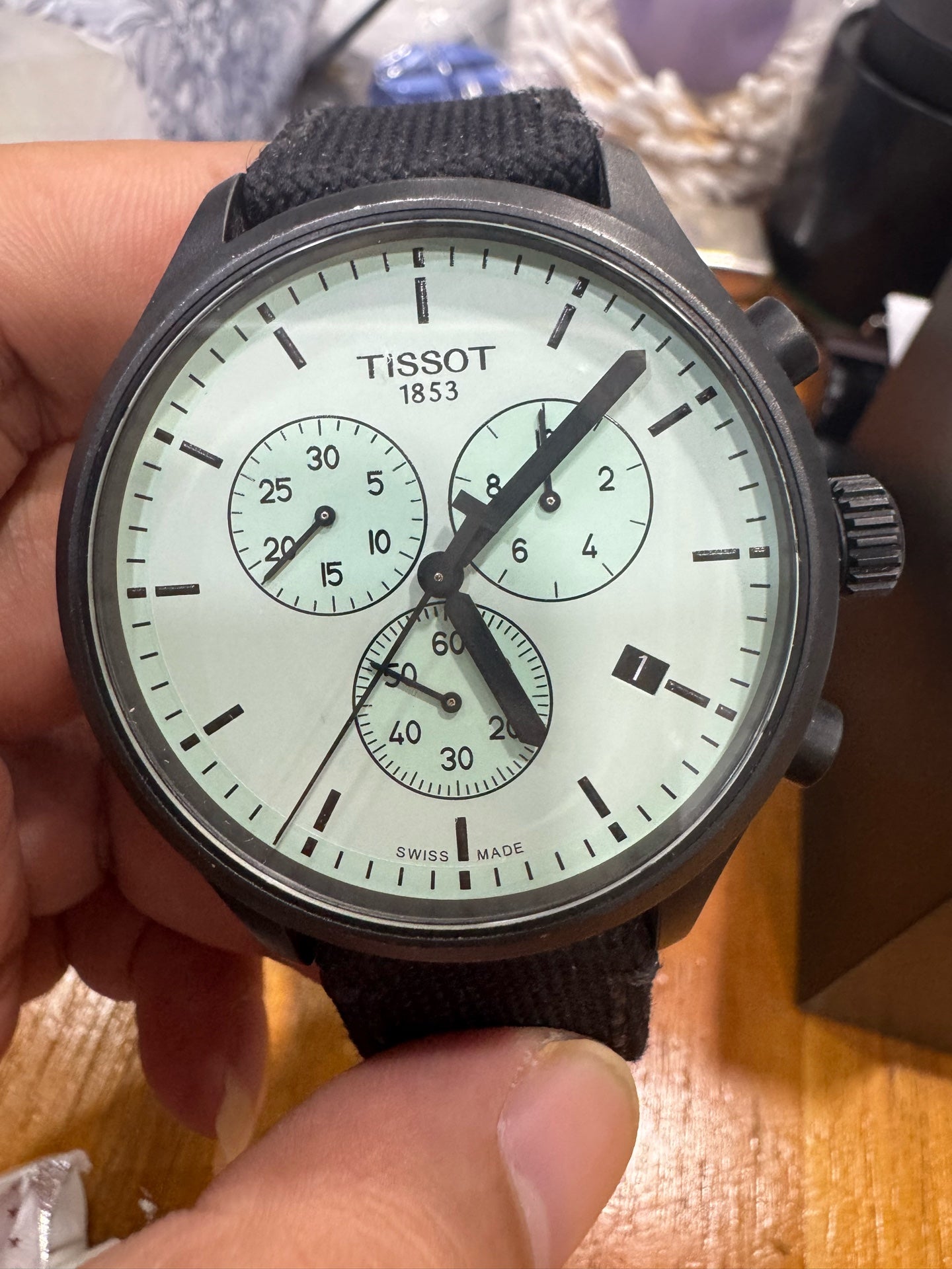 Tissot Exercise Black Quartz watch 45 millimeters T1166173709100
