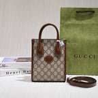 Gucci GG Retro Collection Tote 16 cm (width) x 20 cm (height) x 7 cm (depth) 671623 92TCG 8563