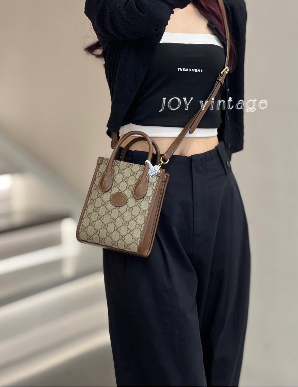 Gucci GG Retro Collection Tote 16 cm (width) x 20 cm (height) x 7 cm (depth) 671623 92TCG 8563