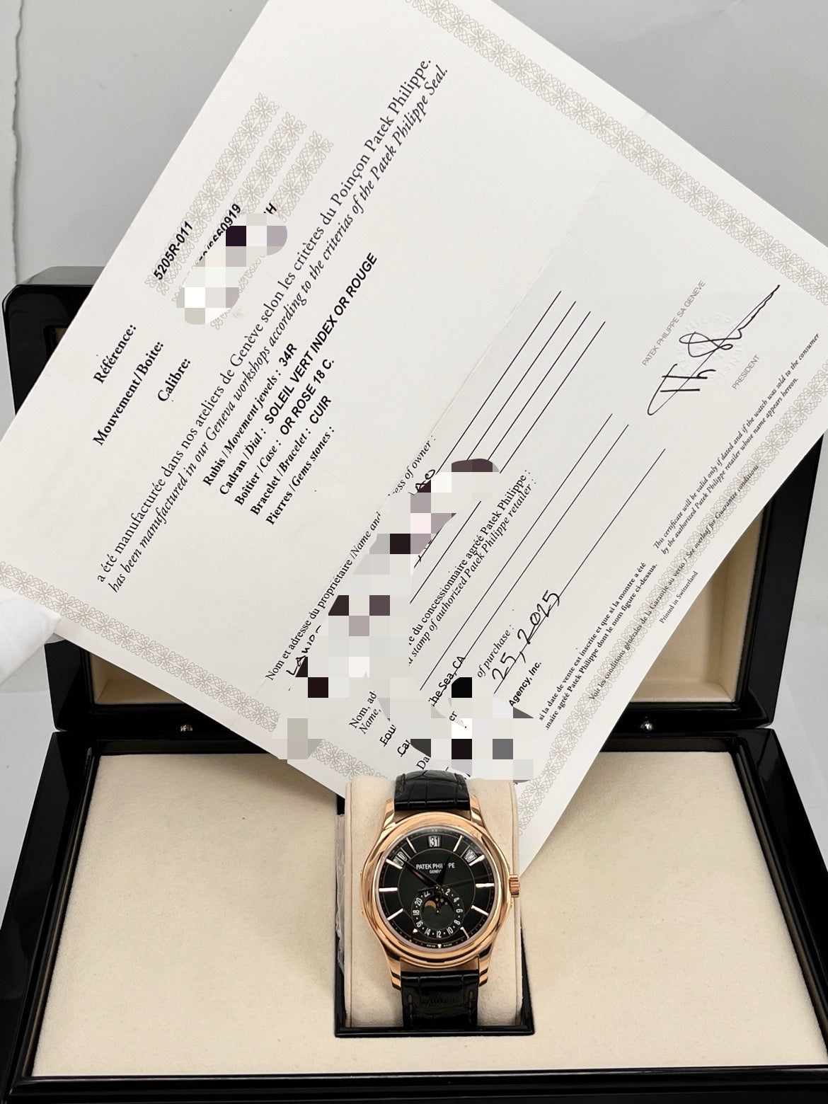 Patek Philippe Rose gold Automatic (self-winding) watch