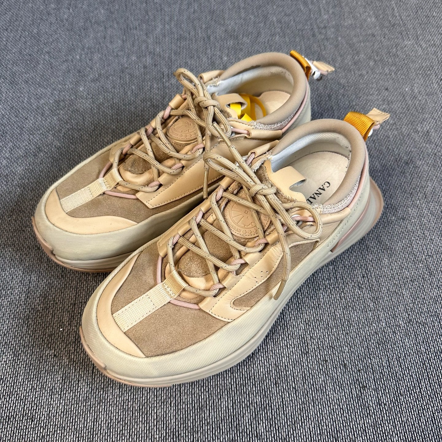 空白 Alcantara Brown Lifestyle sneakers