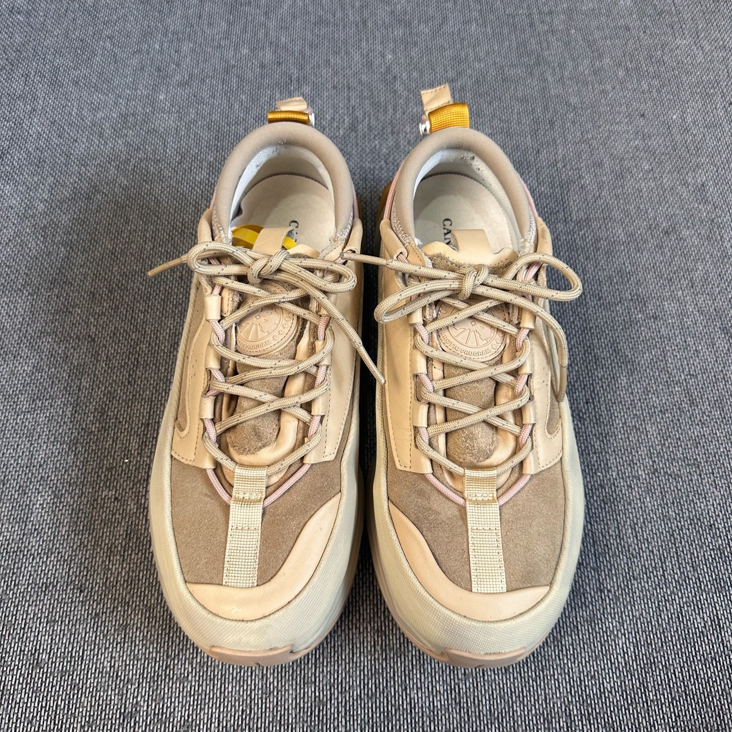 空白 Alcantara Brown Lifestyle sneakers