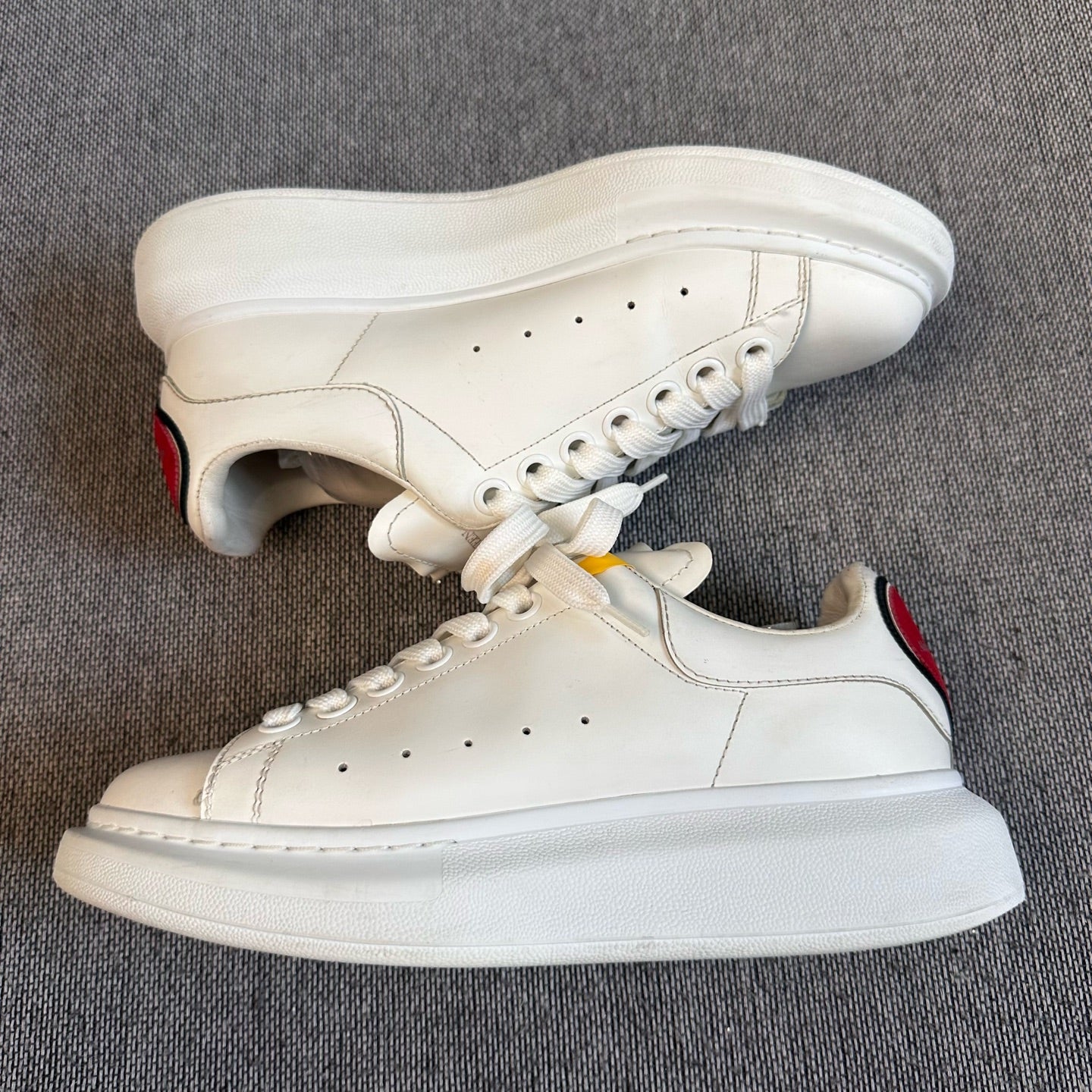Alexander McQueen White Skate shoes