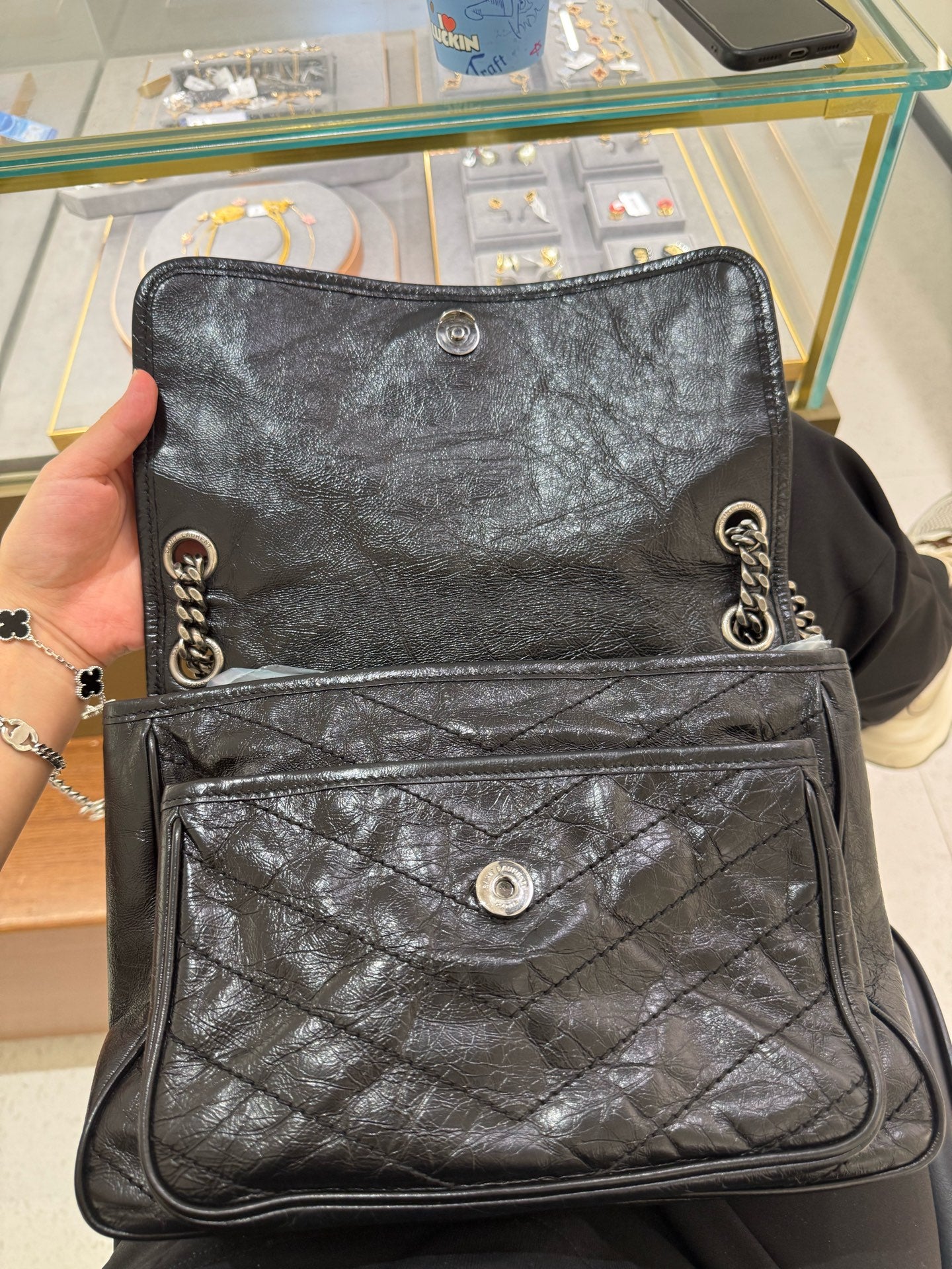 Saint laurent Black Backpack