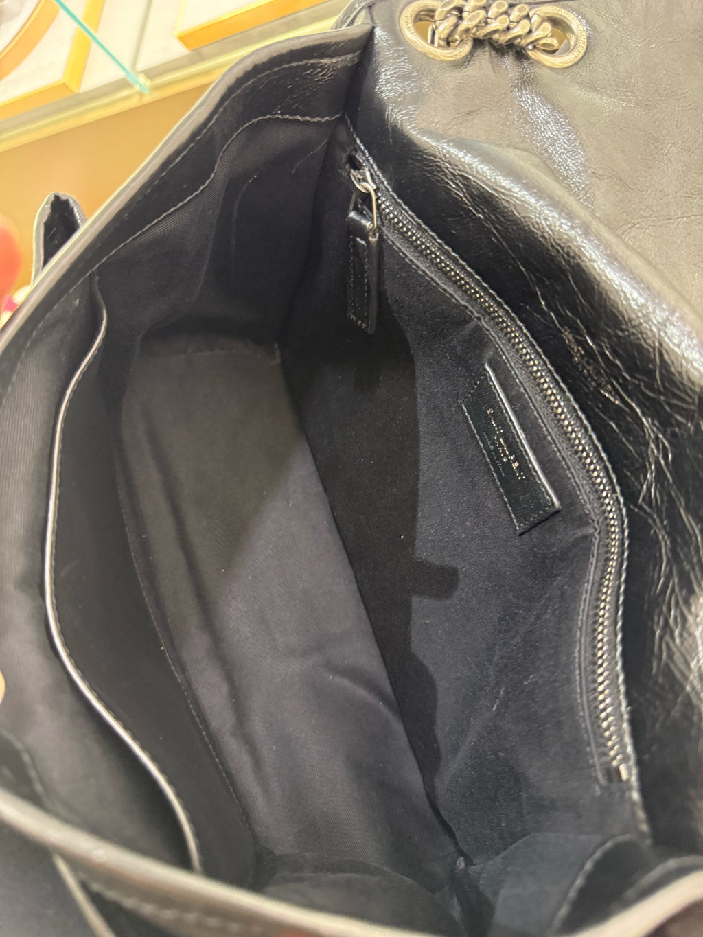 Saint laurent Black Backpack