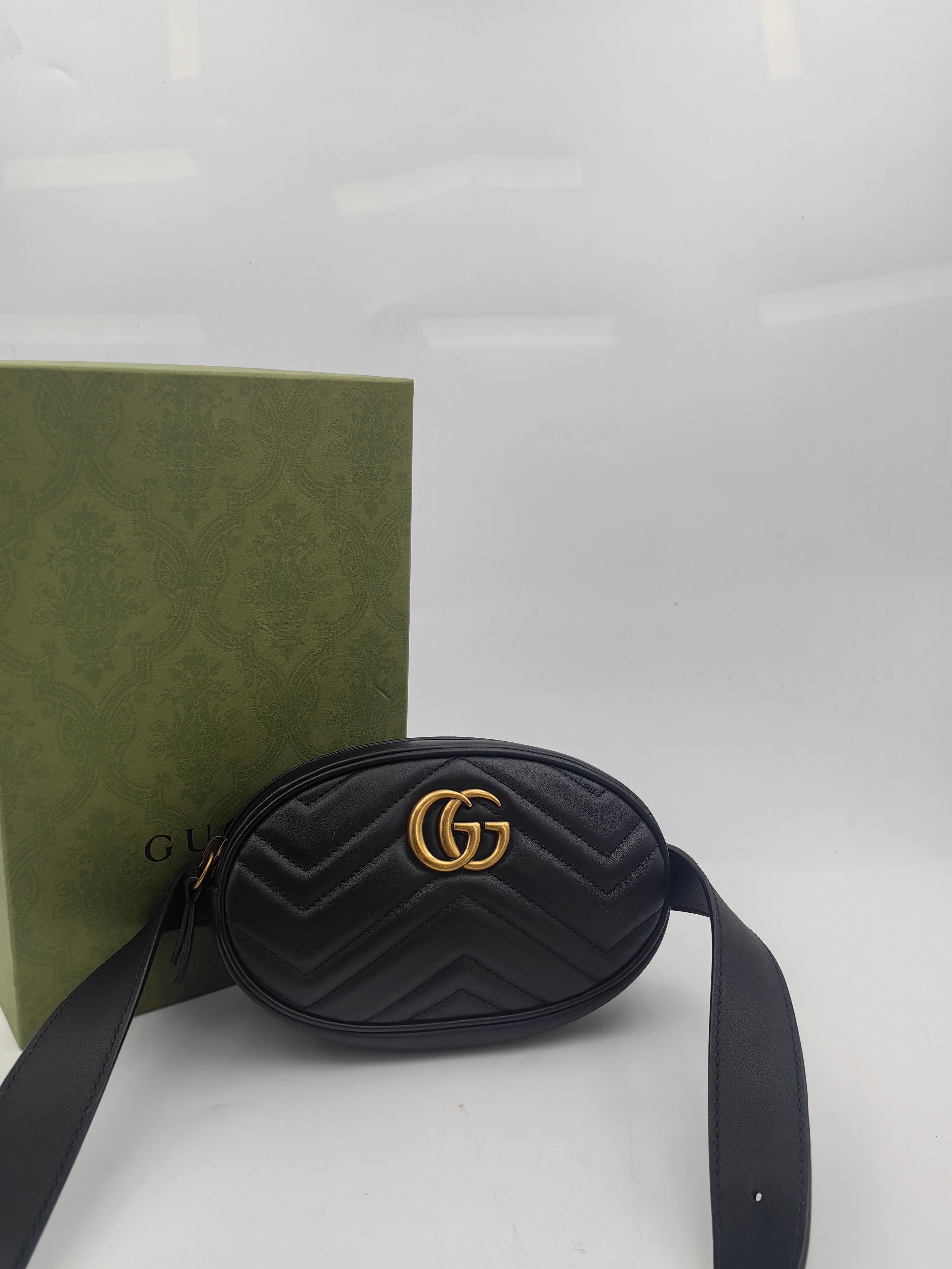 Gucci Black Belt Bag & Fanny Pack