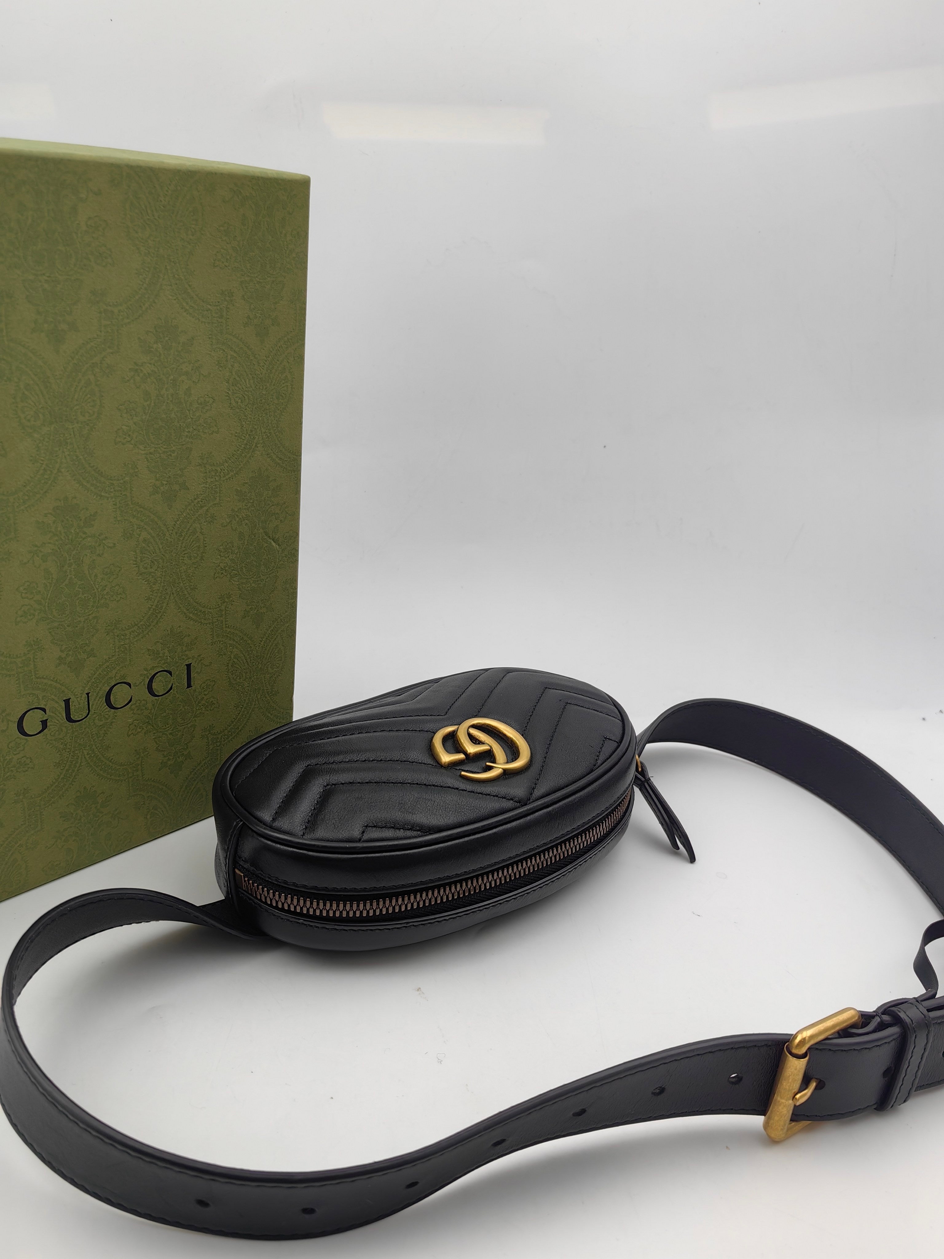 Gucci Black Belt Bag & Fanny Pack