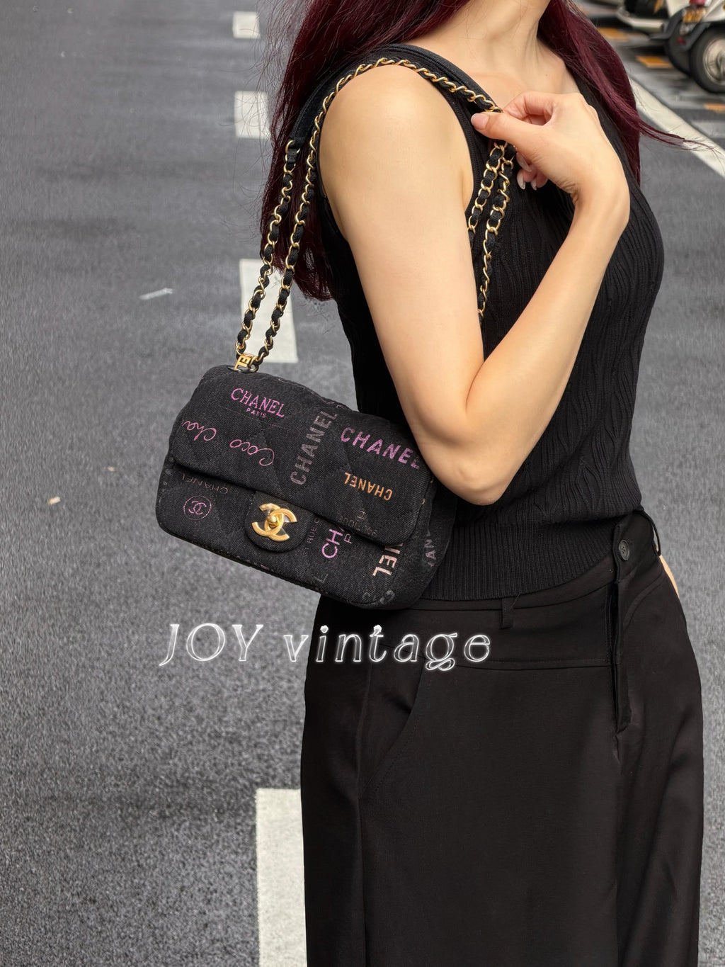 Chanel Denim Crossbody AS3135 B07646 NH449