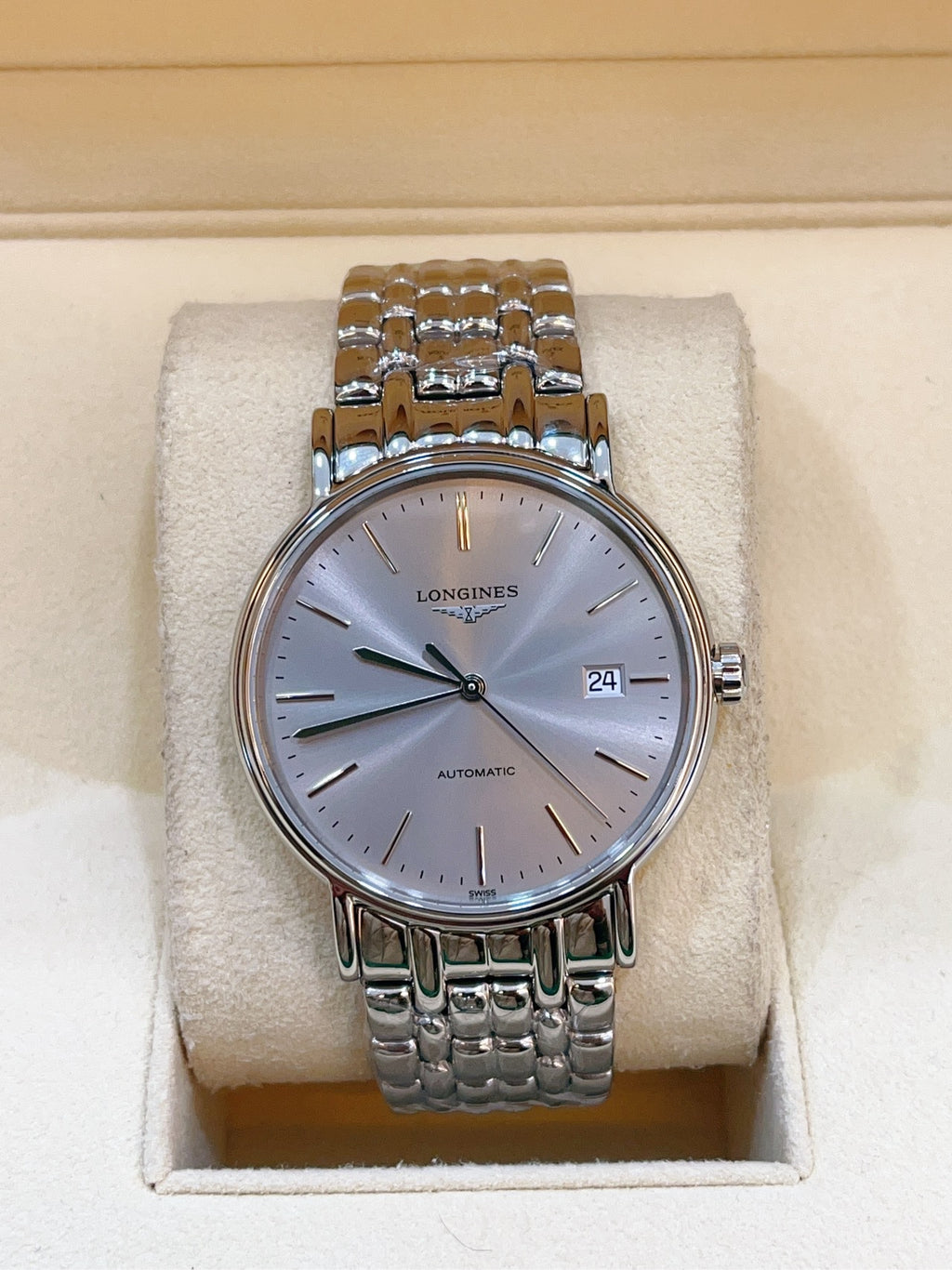 Longines Longines Fashion Collection Gray Mechanical watch 38.50mm L4.921.4.72.6