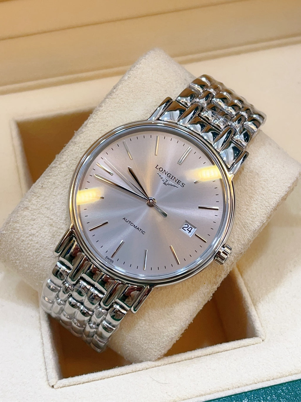 Longines Longines Fashion Collection Gray Mechanical watch 38.50mm L4.921.4.72.6
