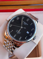 Tissot Classic Black Automatic (self-winding) watch 39.3 millimeters T41.1.483.52