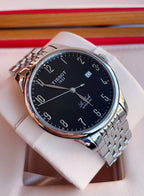 Tissot Classic Black Automatic (self-winding) watch 39.3 millimeters T41.1.483.52