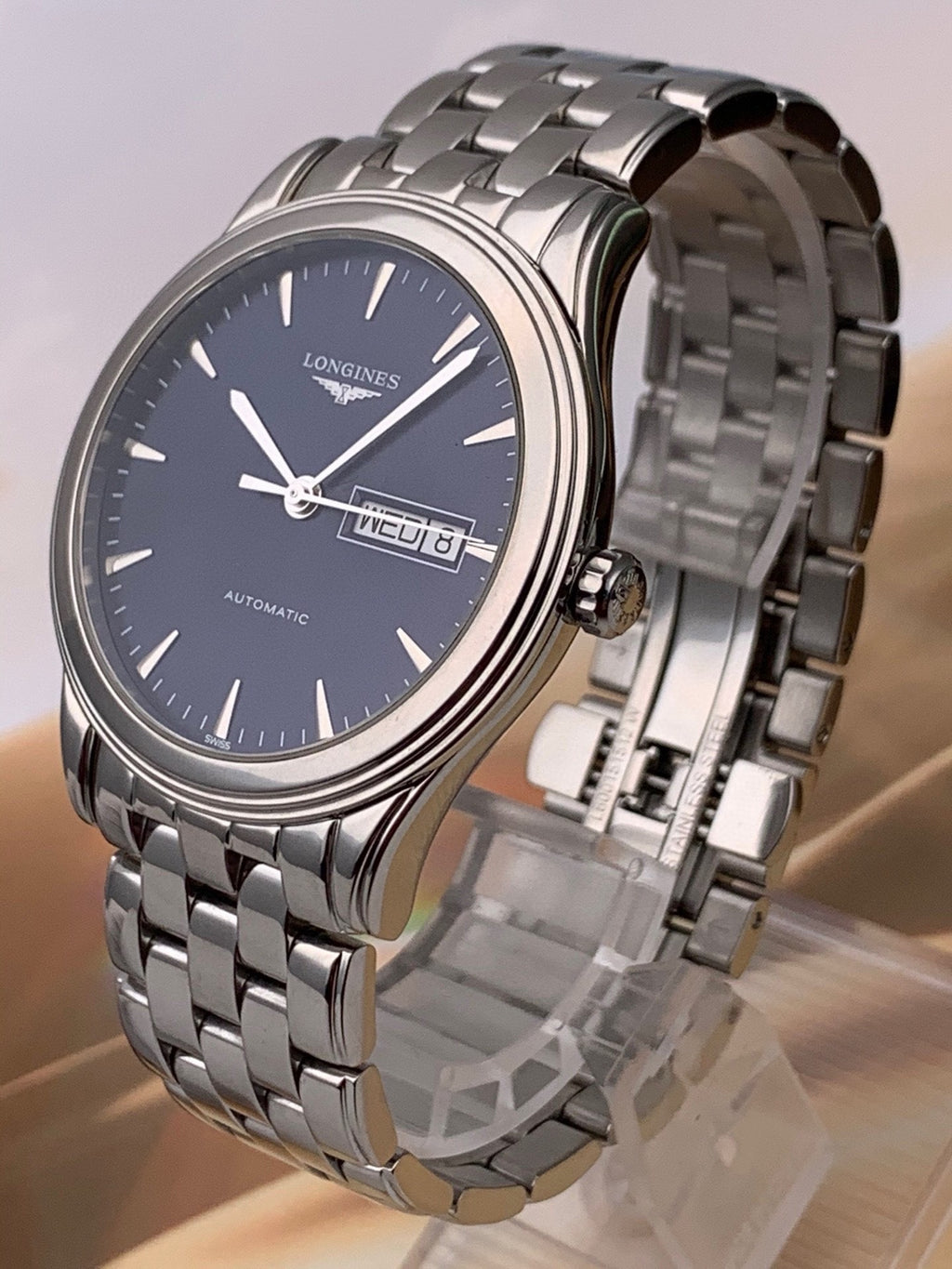 Longines Flagship Series Blue Automatic (self-winding) watch 38.50 MM L4.899.4.92.6