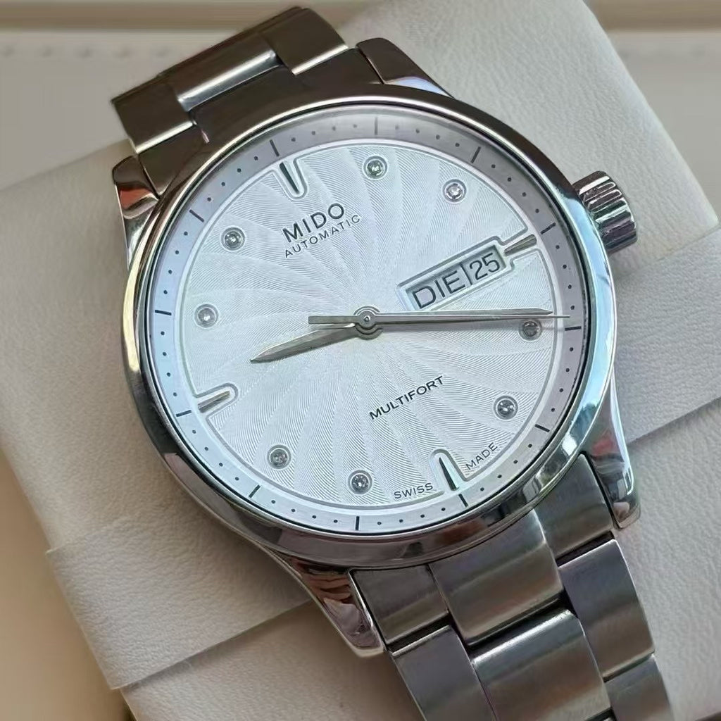 Mido Helmsman White Automatic (self-winding) watch 38 millimeters M005.830.11.036.02