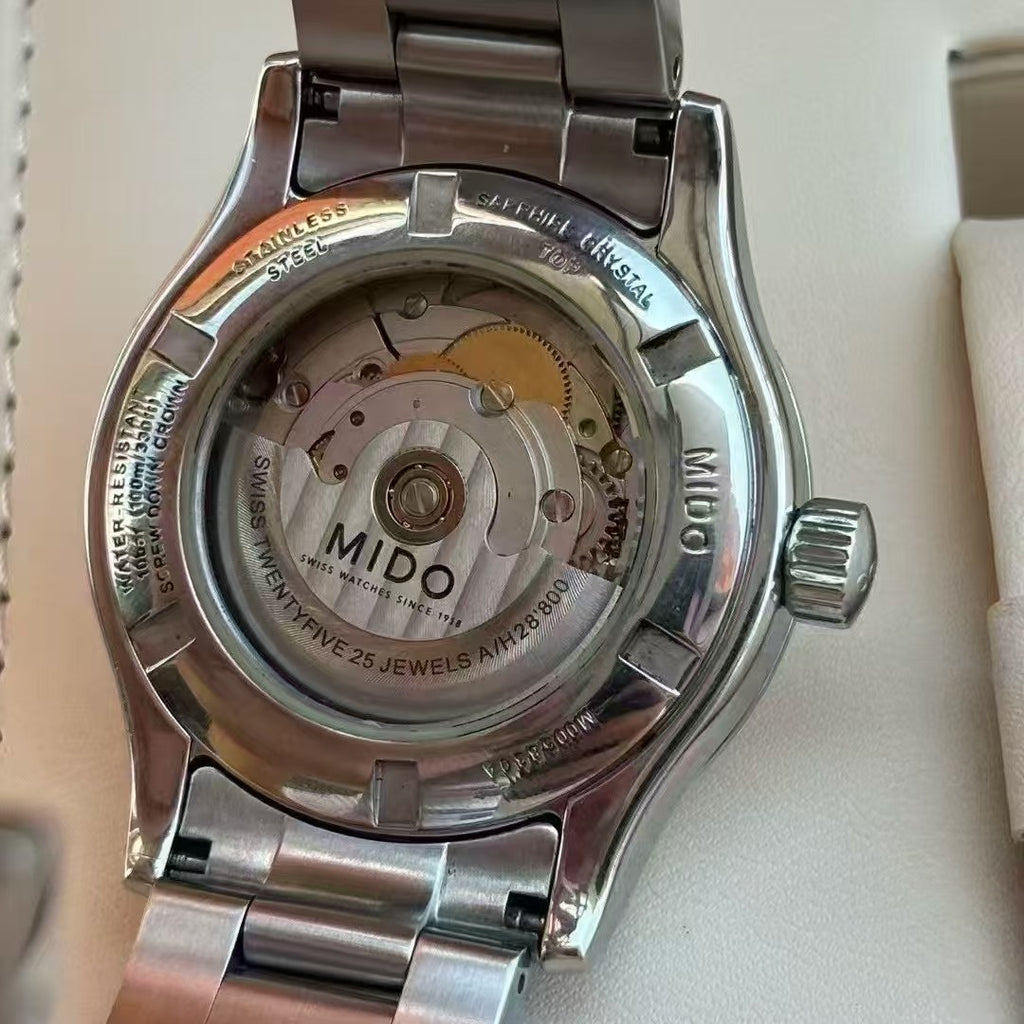 Mido Helmsman White Automatic (self-winding) watch 38 millimeters M005.830.11.036.02