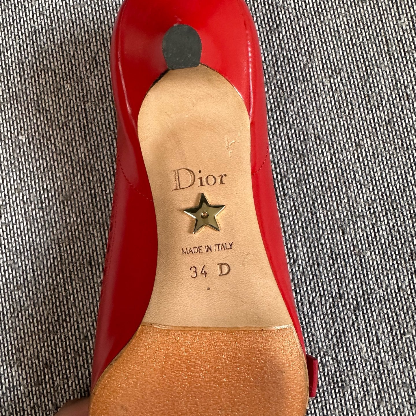 Dior Red High heels