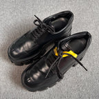 Prada Leather Black Platform shoes