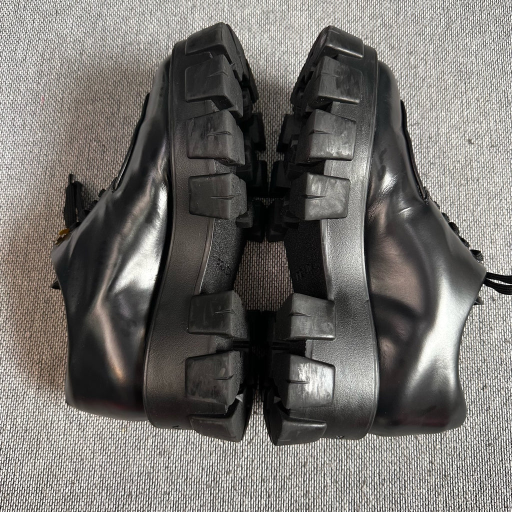 Prada Leather Black Platform shoes