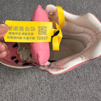 空白 Leather Pink Skate shoes