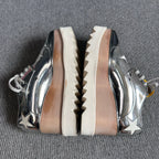 空白 Silver Platform shoes
