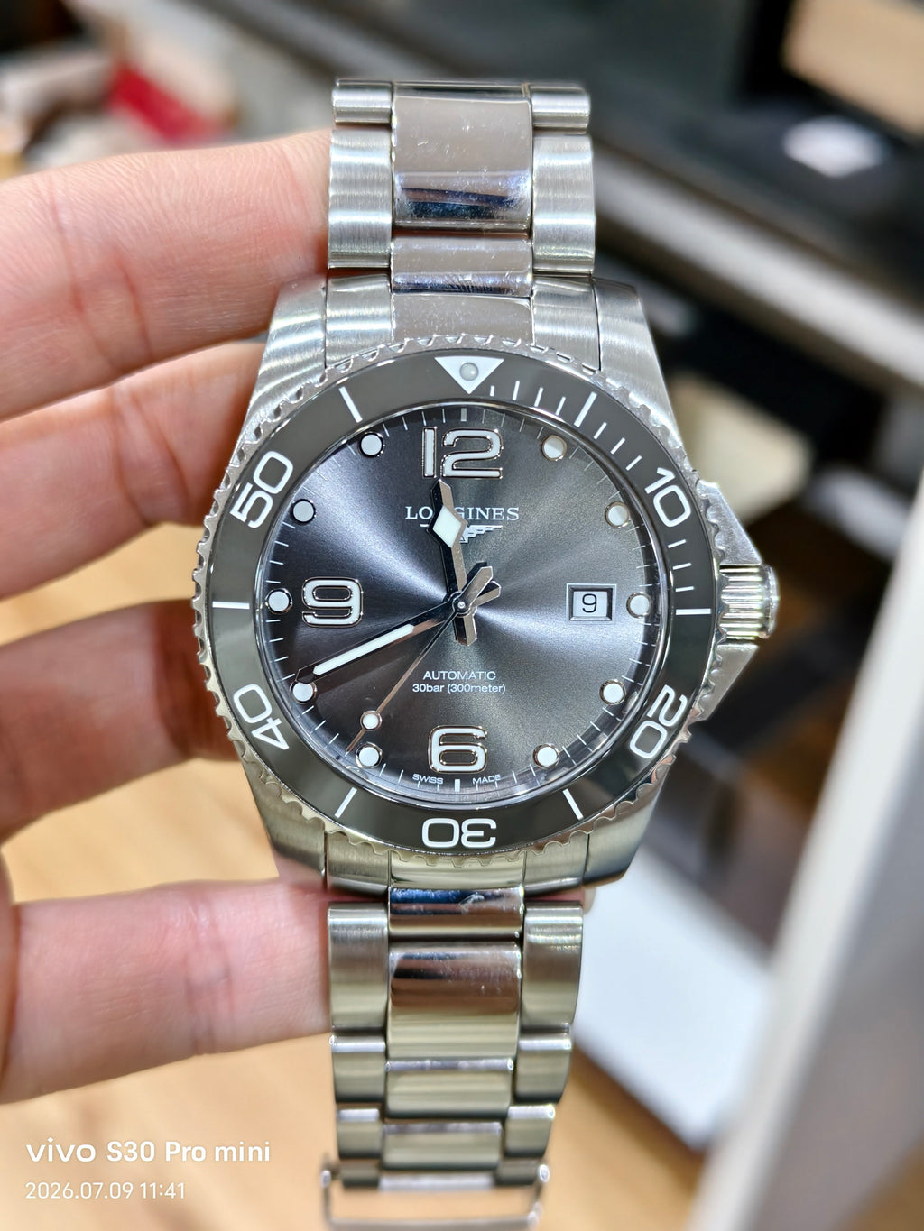 Longines Conquest Diving Series Mechanical watch 41.00mm L3.781.4.76.6
