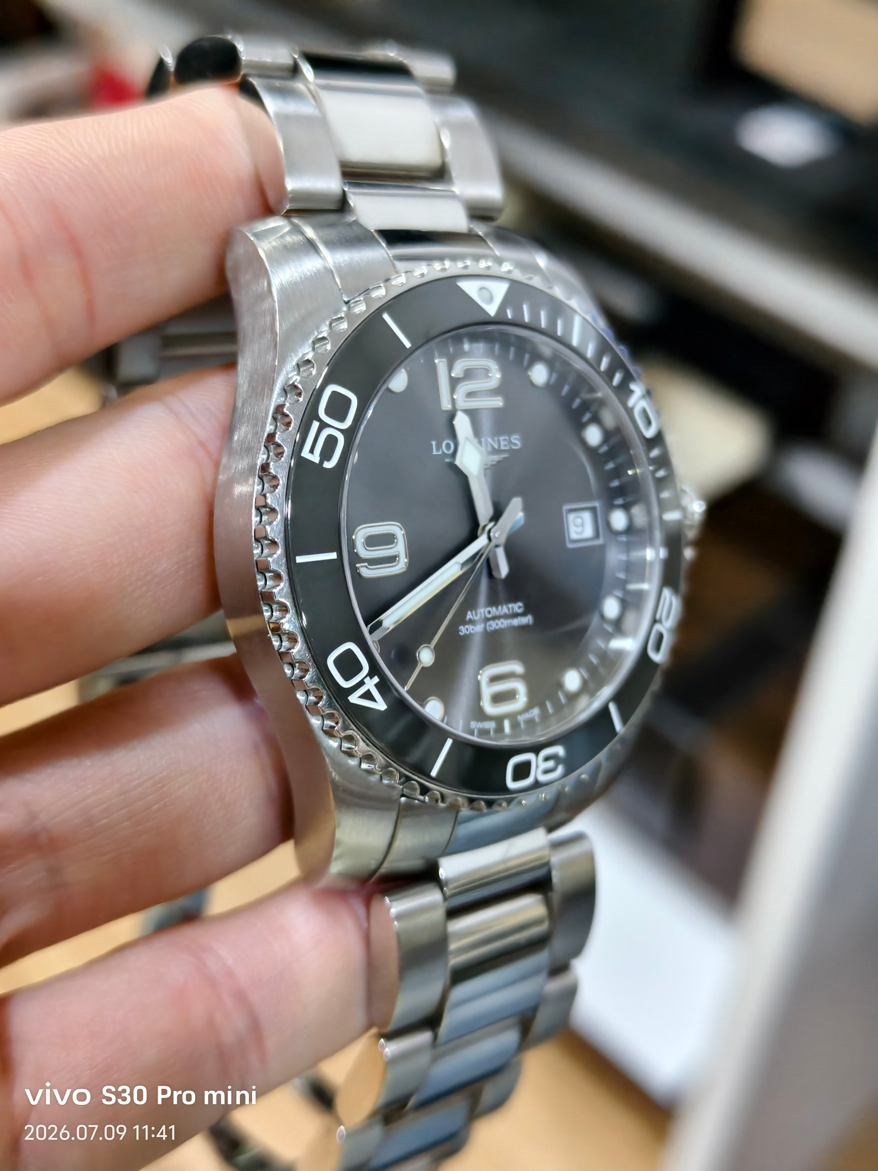 Longines Conquest Diving Series Mechanical watch 41.00mm L3.781.4.76.6