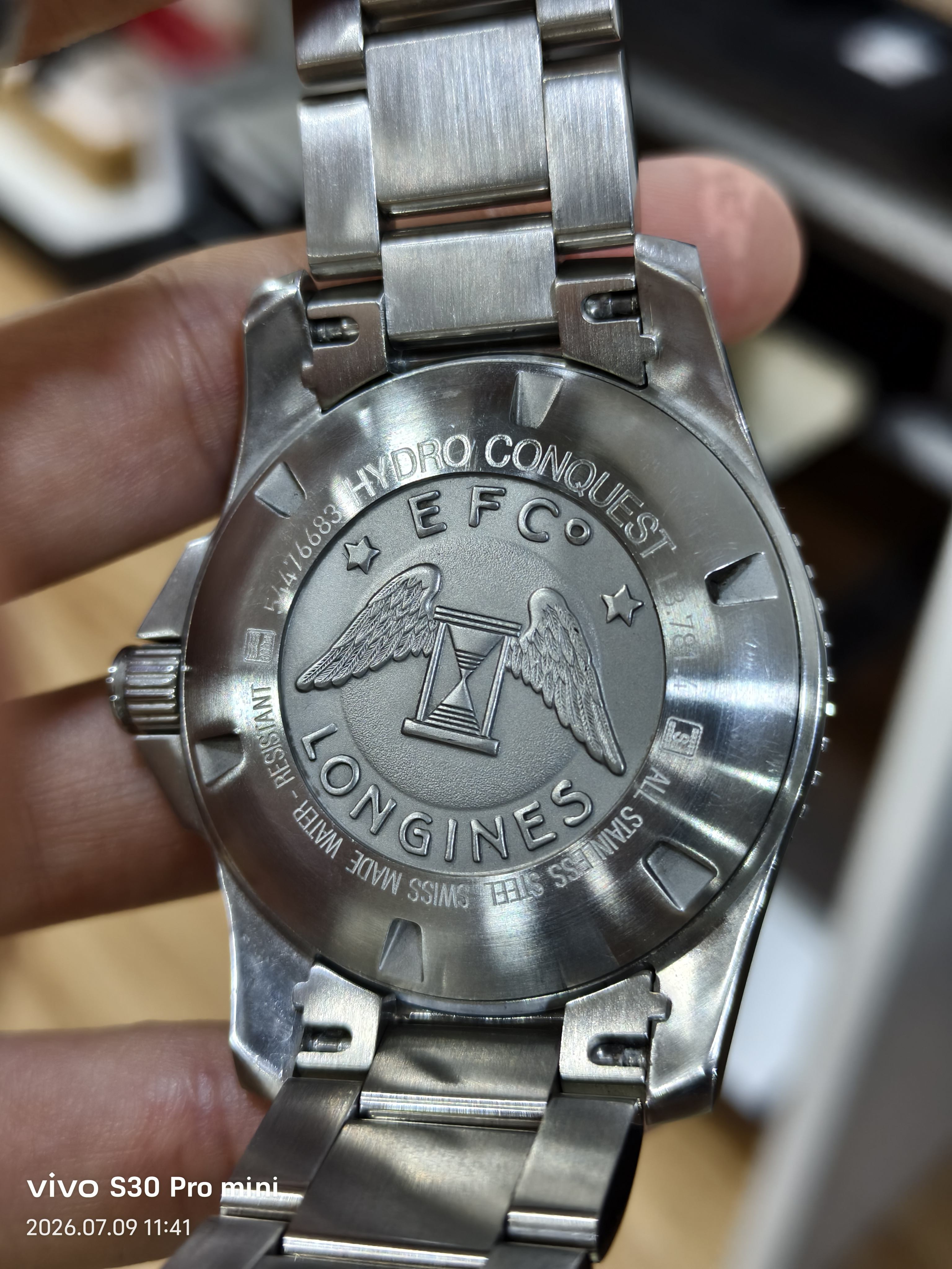 Longines Conquest Diving Series Mechanical watch 41.00mm L3.781.4.76.6
