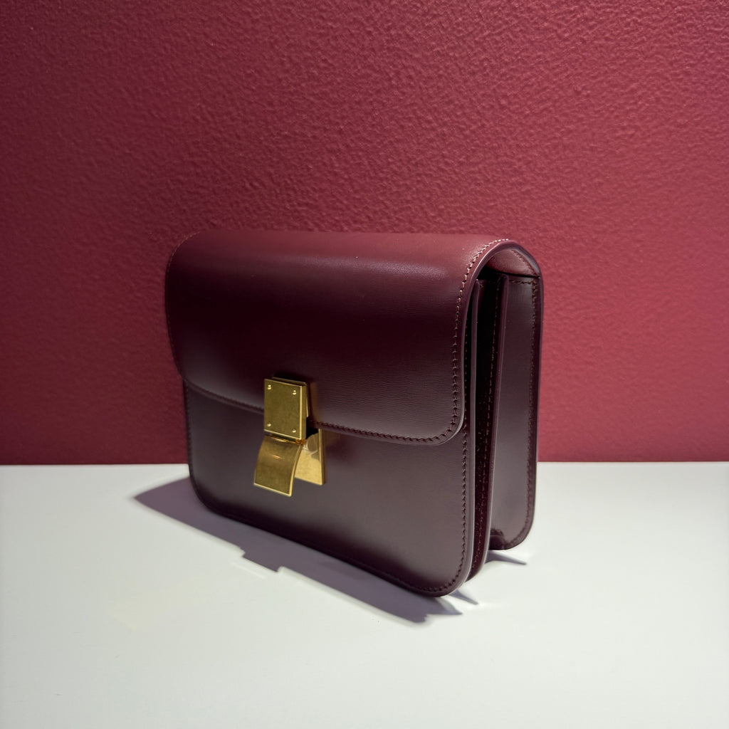 Celine Classic Box Red Crossbody 192523DLS.28BD