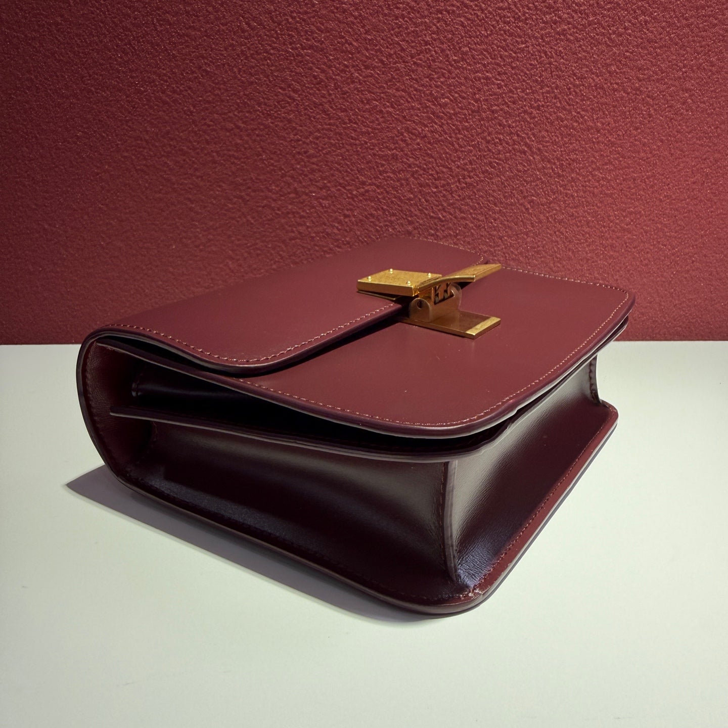 Celine Classic Box Red Crossbody 192523DLS.28BD