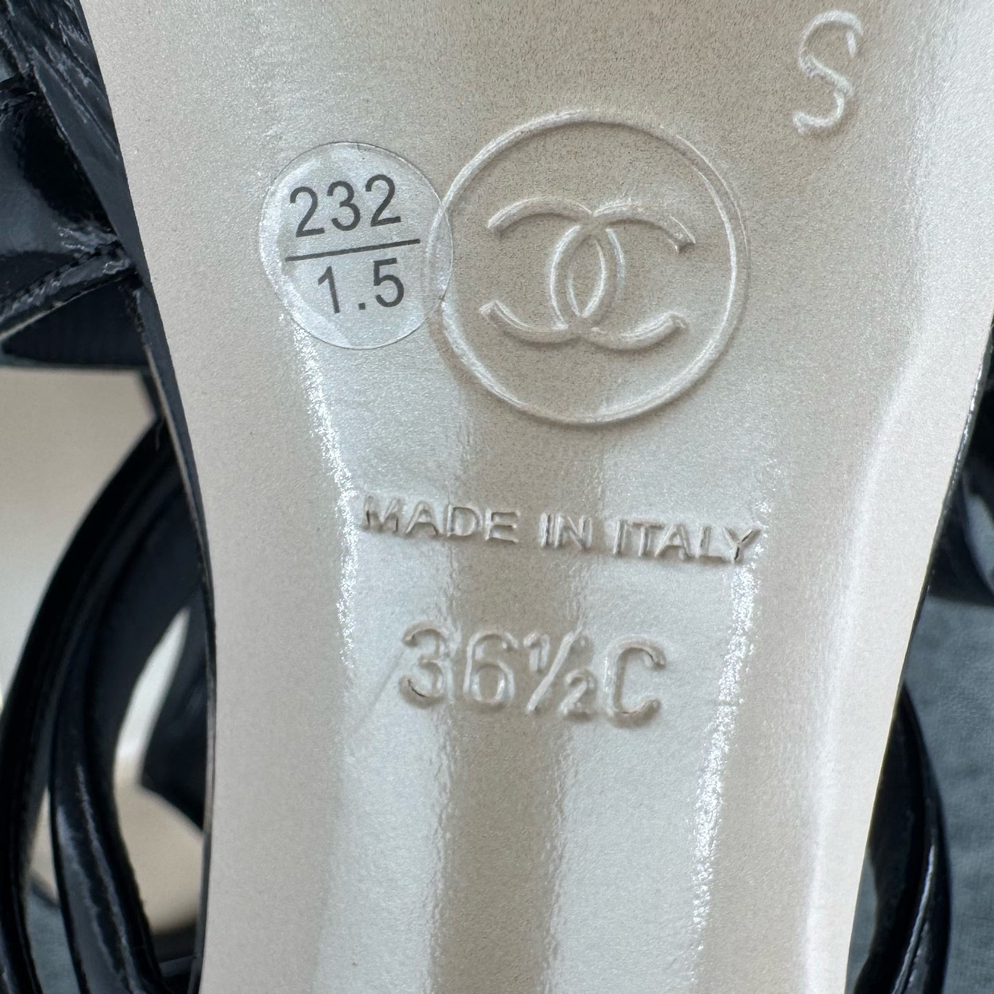 Chanel Black Platform pumps