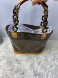 Louis Vuitton Polyvinyl chloride (PVC) Clear Bucket & Drawstring Bag