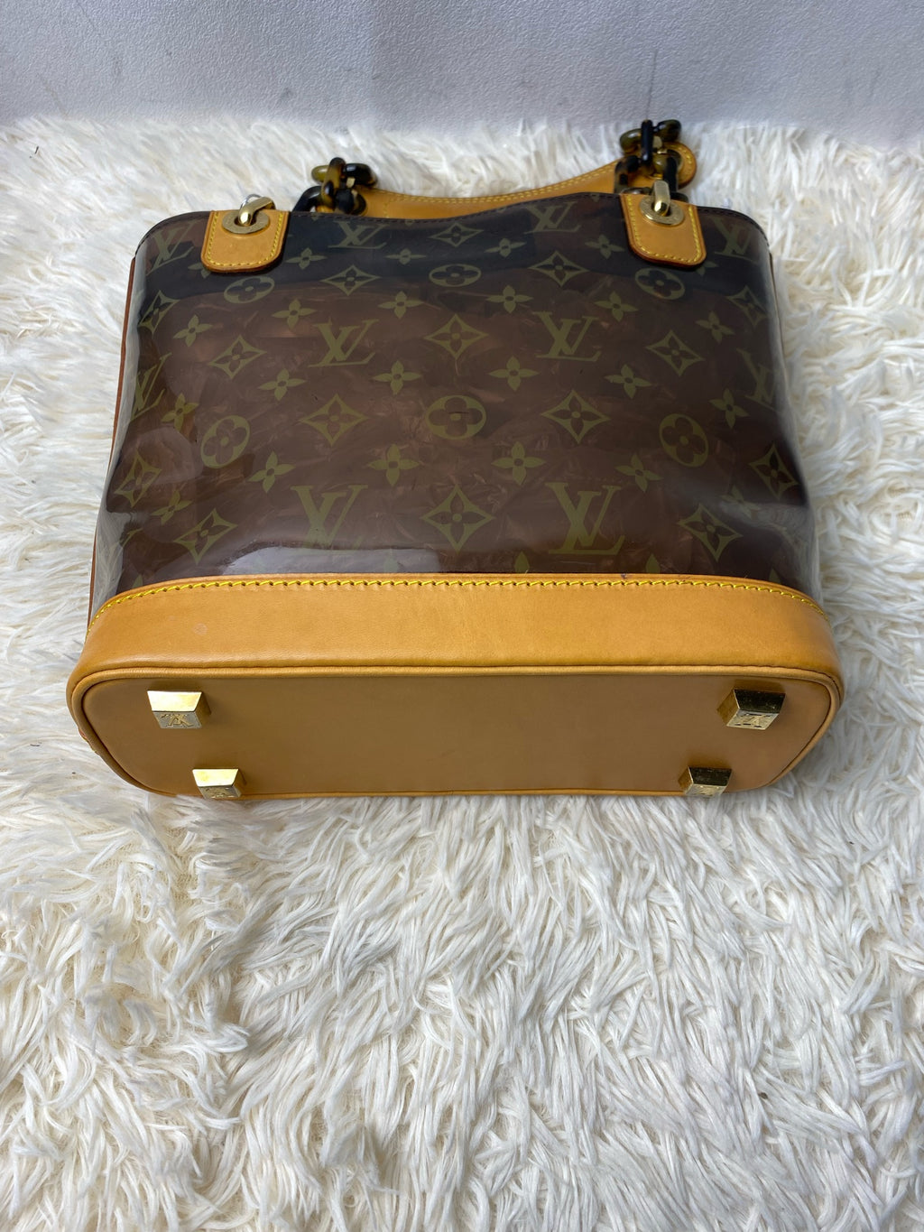 Louis Vuitton Polyvinyl chloride (PVC) Clear Bucket & Drawstring Bag